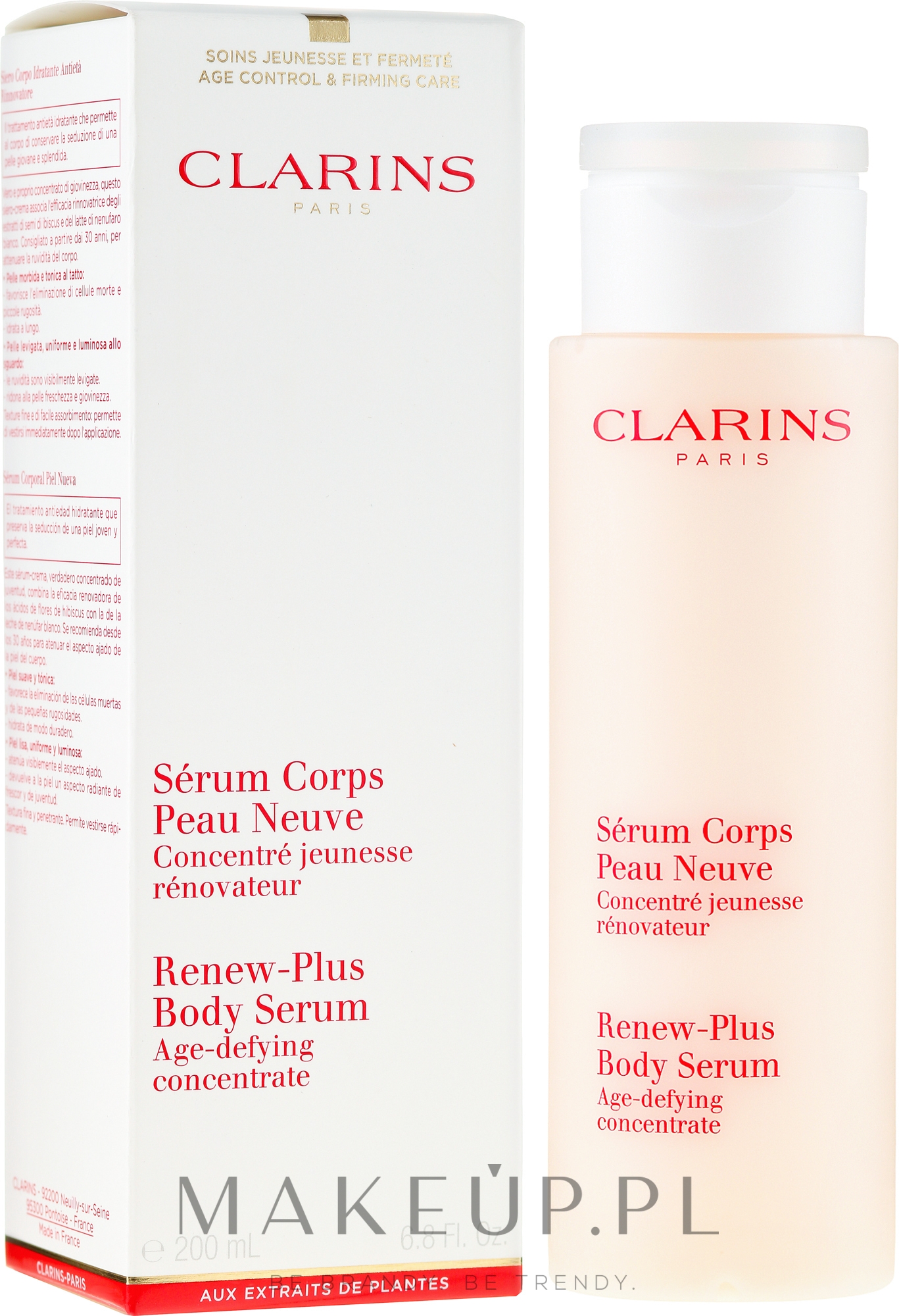 Regenerujące serum do ciała - Clarins Renew-Plus Body Serum — Zdjęcie 200 ml