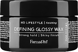 Błyszczący wosk utrwalający - Farmavita HD Defining Glossy Wax/Strong Hold — Zdjęcie N1