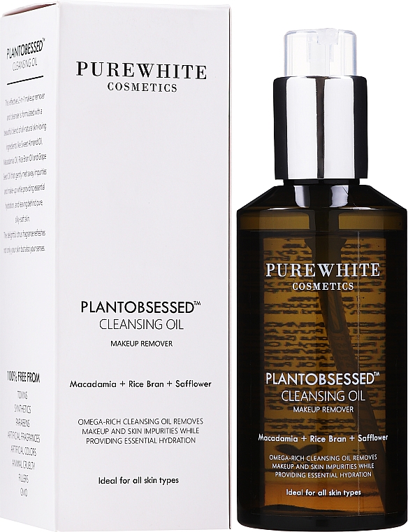 Odżywczy olejek do mycia twarzy - Pure White Cosmetics Plant Obsessed Nourishing Cleansing Oil — Zdjęcie N2