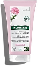 Żel-odżywka do włosów z ekstraktem z piwonii - Klorane Soothing And Anti-Irritating Gel Conditioner — Zdjęcie N1