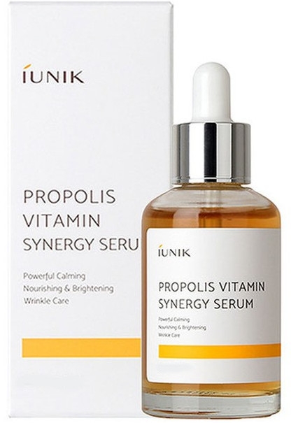 Witaminowe serum synergiczne do twarzy z propolisem - iUNIK Propolis Vitamin Synergy Serum 