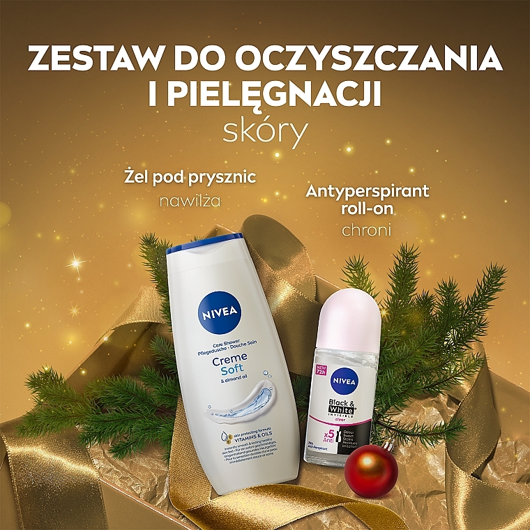 Zestaw - NIVEA Soft Moment (sh/gel/250ml + deo/50ml) — Zdjęcie N5