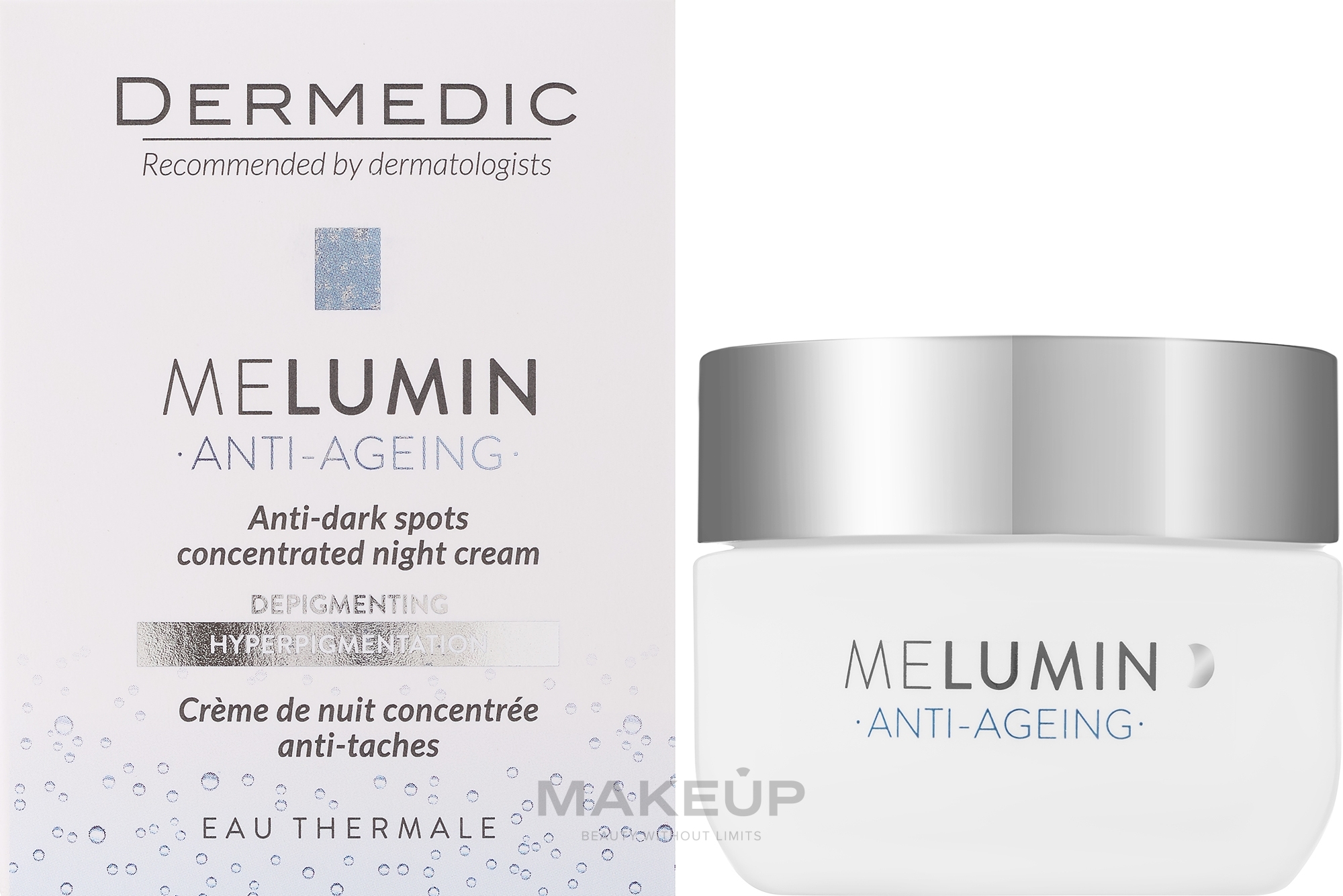 Krem-koncentrat przeciw przebarwieniom na noc - Dermedic Melumin Anti-Ageing Night Cream — Zdjęcie 50 ml