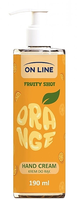 Krem do rąk Orange - On Line Fruity Shot Hand Cream — Zdjęcie N1