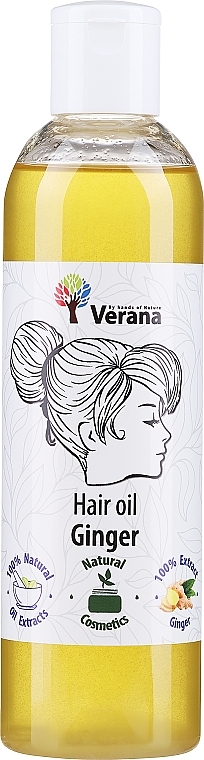 Olejek do włosów Imbir - Verana Hair Oil Ginger — Zdjęcie N2