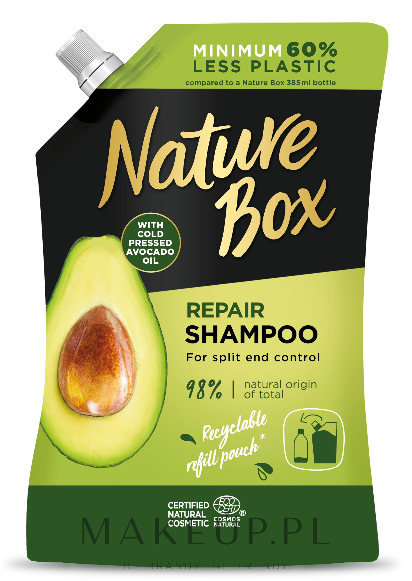 Regenerujący szampon do włosów z olejem z awokado - Zapas szamponu do włosów w olejkiem awokado — Zdjęcie 500 ml