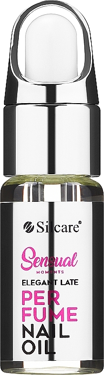 Nawilżający olejek do skórek - Silcare Sensual Moments Nail Oil Elegant Late — Zdjęcie N1