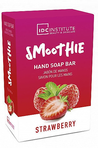 Mydło do rąk Truskawka - IDC Institute Smoothie Hand Soap Bar Strawberry  — Zdjęcie N2