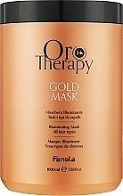 Maska do włosów - Fanola Oro Therapy Gold 24K Mask All Hair Types — Zdjęcie N2