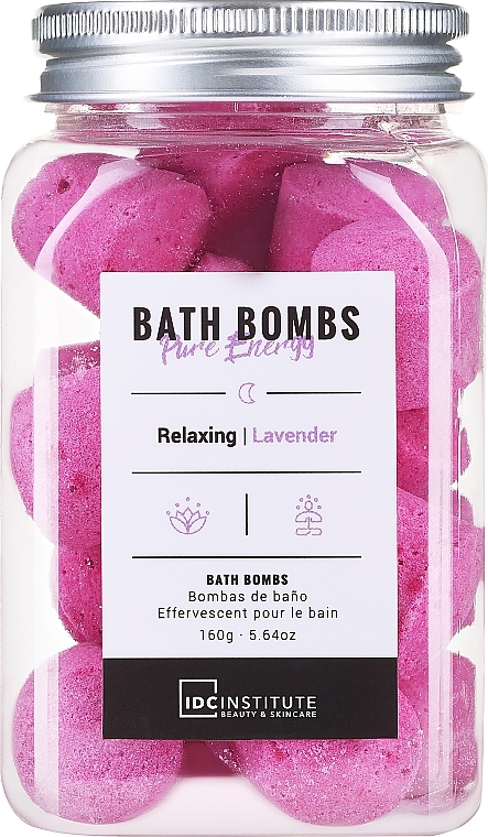 Kule do kąpieli - Idc Institute Bath Bombs Pure Energy Lavanda — Zdjęcie N1