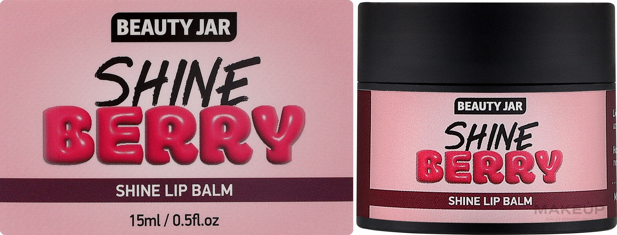 Balsam do ust Shine Berry - Beauty Jar Shine Berry Lip Balm — Zdjęcie 15 ml