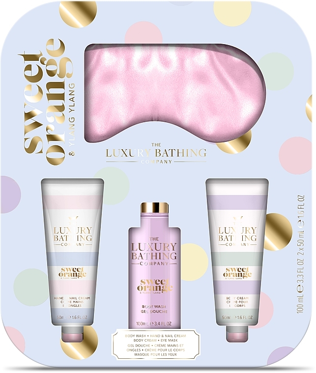 Zestaw - Grace Cole The Luxury Bathing Nourishing Delights Set (b/cr/50 ml + h/cr/50 ml + acc/1 pcs + sh/gel/100 ml)  — Zdjęcie N1