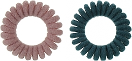 Gumka-bransoletka do włosów - Invisibobble Power Fluffy Rose and Ice Perfomance Hair Spiral — Zdjęcie N2