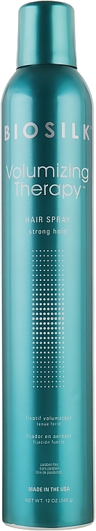 PRZECENA! Lakier do włosów Mocne utrwalenie - BioSilk Volumizing Therapy Hairspray Strong Hold * — Zdjęcie N4