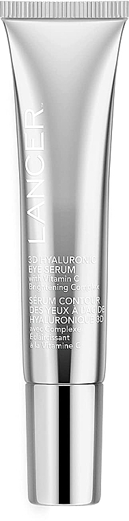 Silnie skoncentrowane serum pod oczy - Lancer 3D Hyaluronic Eye Serum with Vitamin C Brightening Complex — Zdjęcie N1