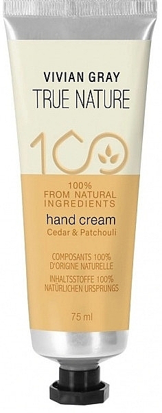 Krem do rąk - Vivian Gray True Nature Cedar & Patchouli Hand Cream — Zdjęcie N1