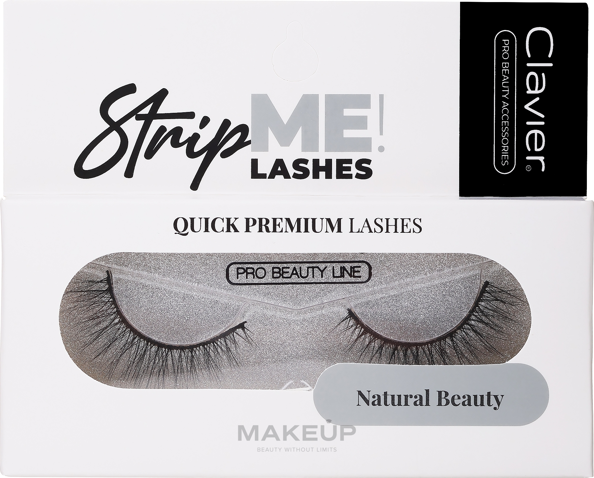 Sztuczne rzęsy - Clavier Quick Premium Lashes Natural Beauty 827 — Zdjęcie 2 szt.