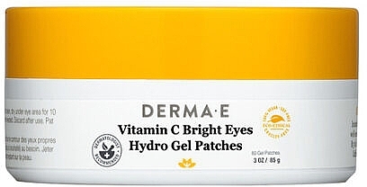 Plastry hydrożelowe z witaminą C - Derma E Vitamin C Bright Eyes Hydro Gel Patches — Zdjęcie N1