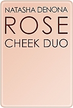 Kremowy róż i rozświetlacz - Natasha Denona Rose Cheek Duo Cream Blush & Highlighter — Zdjęcie N2