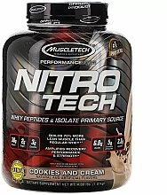 Kup Białko serwatkowe Ciasteczka z kremem - Muscletech Nitro Tech Ripped Cookies & Cream
