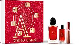 Kup Giorgio Armani Si Passione Christmas Gift Set - Zestaw (edp/mini 15 ml + edp 100 ml + lipstick 6.5 ml)