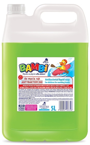 Antybakteryjne mydło w płynie dla dzieci - Pollena Savona Bambi Antibacterial Liquid Soap — Zdjęcie N2