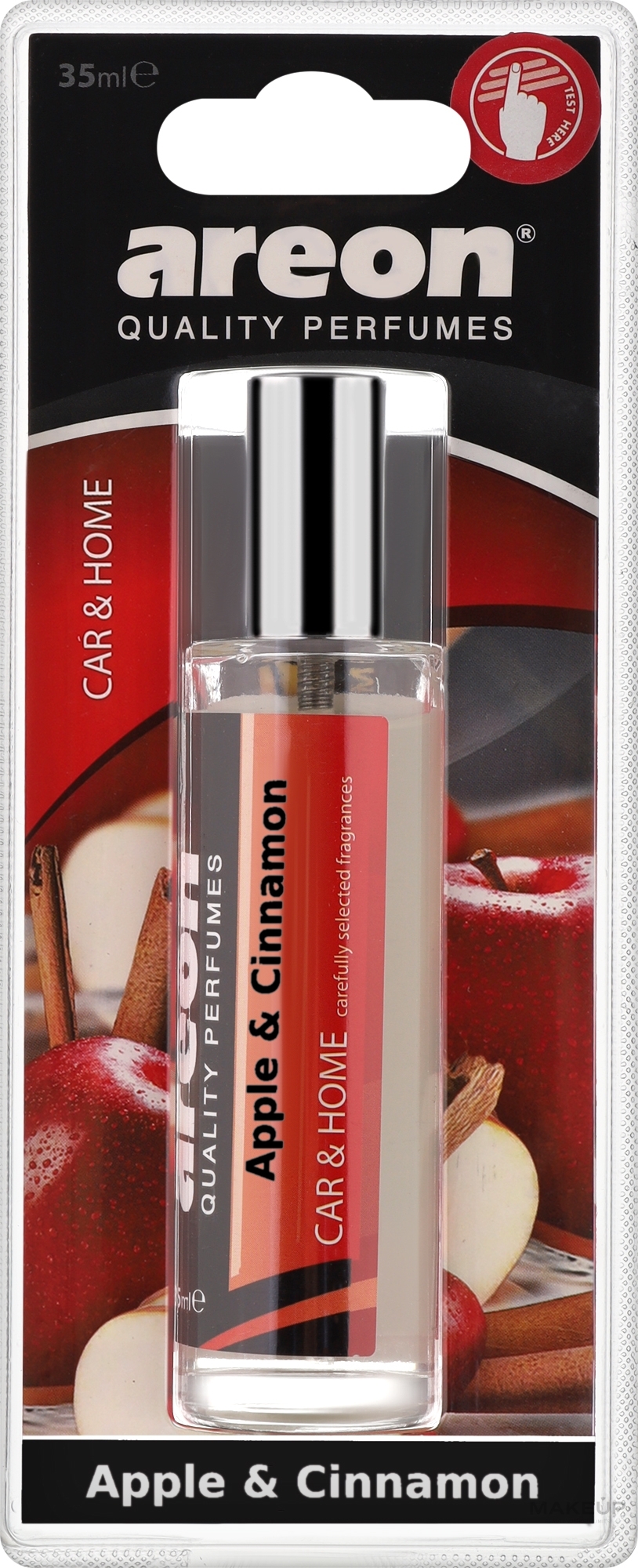 Dyfuzor zapachowy do samochodu Jabłko i cynamon - Areon Perfume Blister Apple & Cinnamon — Zdjęcie 35 ml