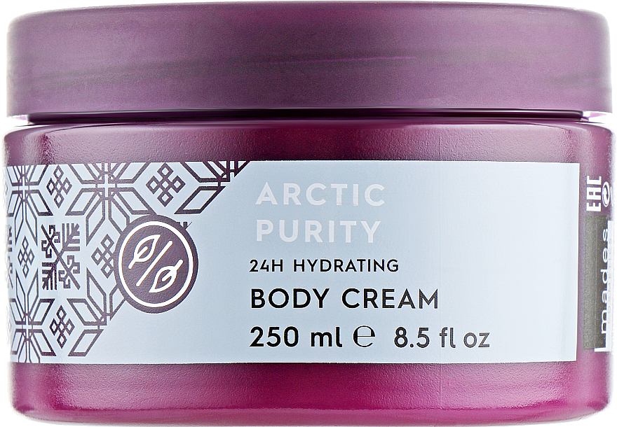 24-godzinny nawilżający krem do ciała - Mades Cosmetics Arctic Purity Body Cream — Zdjęcie N1