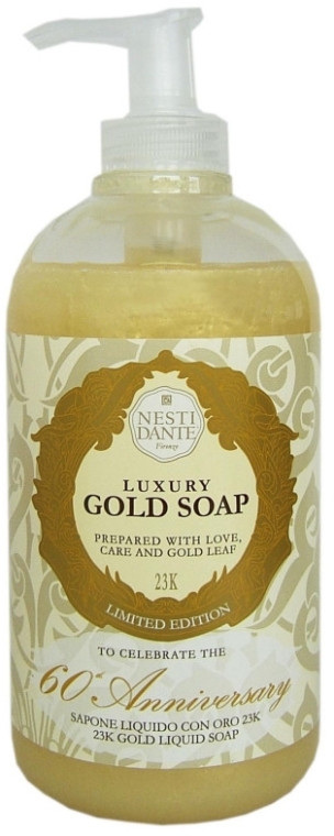 Mydło w płynie "Gold" - Nesti Dante Luxury Gold Soap — Zdjęcie N1