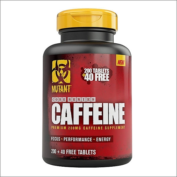 Suplement diety Kofeina, tabletki - Mutant Core Series Caffeine — Zdjęcie N1