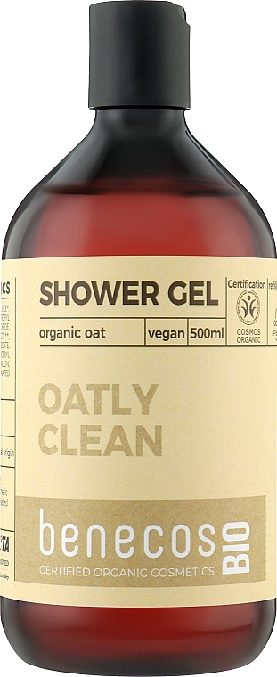 Żel pod prysznic - Benecos Shower Gel Organic Oats — Zdjęcie N1