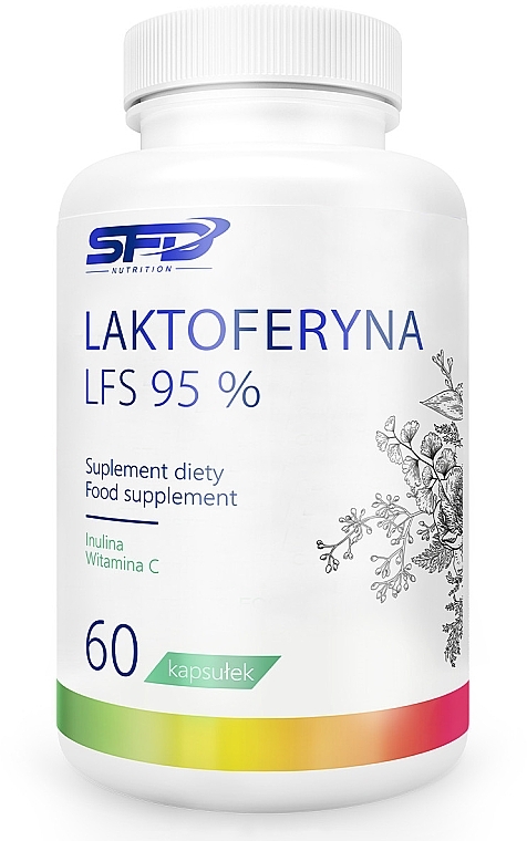 Suplement diety Laktoferyna, w kapsułkach - SFD Nutrition Laktoferyna LFS 95% — Zdjęcie N1