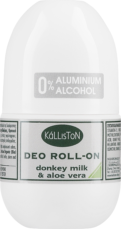 Dezodorant w kulce dla mężczyzn - Kalliston Deo Roll-On for Men Donkey Milk & Aloe Vera — Zdjęcie N1