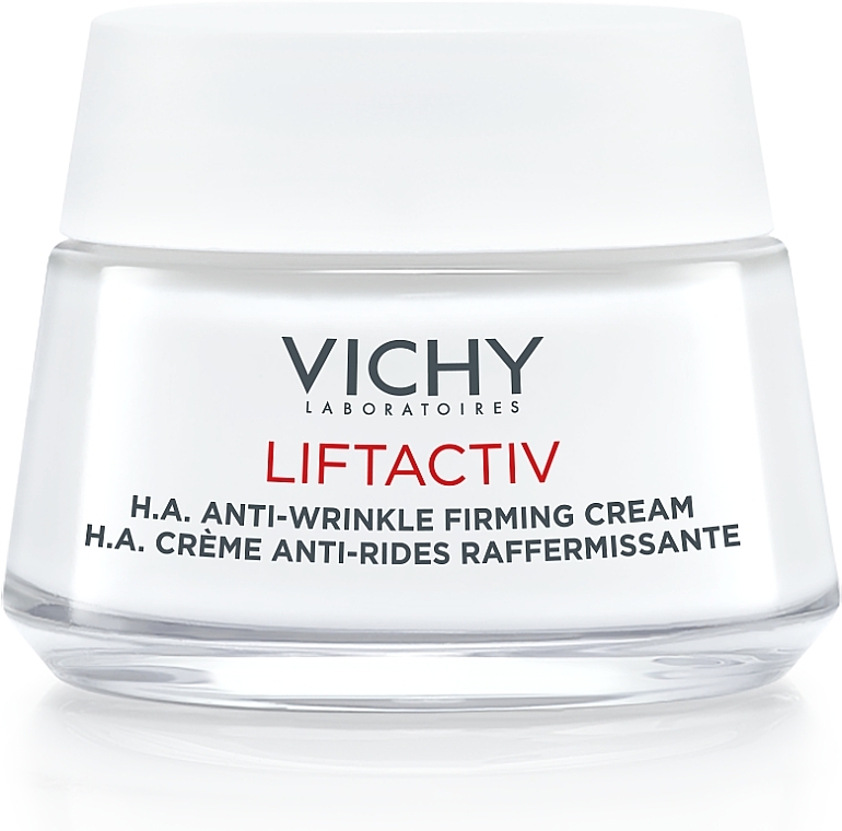 Ujędrniający krem przeciwzmarszczkowy do skóry suchej Adenozyna i kofeina - Vichy Liftactiv Supreme