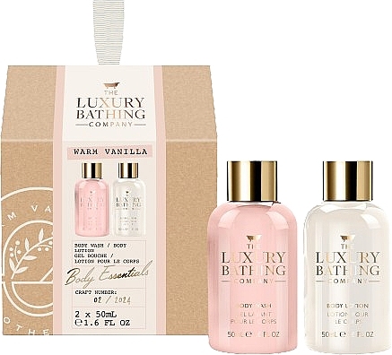 Zestaw - Grace Cole The Luxury Bathing Warm Vanilla Body Essentials (b/wash/50ml + b/lot/50ml)  — Zdjęcie N1