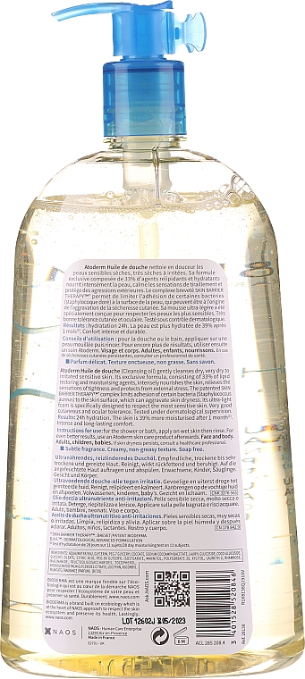 Ultraodżywczy olejek pod prysznic przeciw podrażnieniom - Bioderma Atoderm Shower Oil — Zdjęcie N4