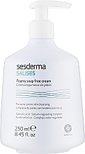 Oczyszczająca pianka do twarzy i ciała - SesDerma Laboratories Salises Foamy Soap-Free Cream — Zdjęcie N1