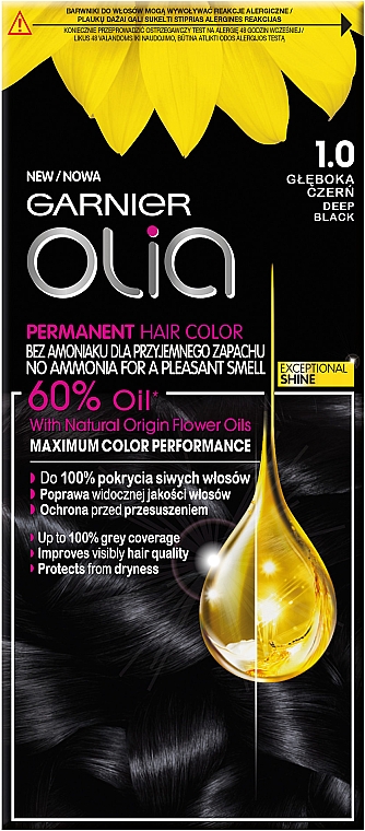 Farba do włosów bez amoniaku - Garnier Olia Permanent Hair Color — Zdjęcie N1