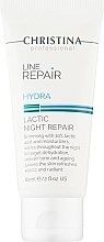 Krem do twarzy Nocna regeneracja, z kwasem mlekowym - Christina Line Repair Hydra Lactic Night Repair — Zdjęcie N1