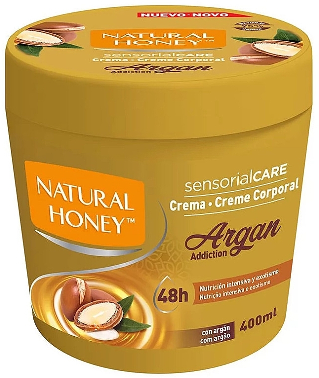 Krem do ciała Arganowy - Natural Honey Argan Addiction Body Cream — Zdjęcie N1