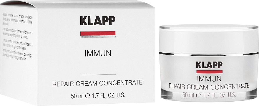 Rewitalizujący krem-koncentrat do twarzy - Klapp Immun Repair Cream Concentrate — Zdjęcie N2