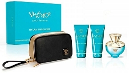 Kup Versace Dylan Turquoise pour Femme - Zestaw (edt/100ml + b/lot/100ml + sh/gel/100ml + bag/1pcs)