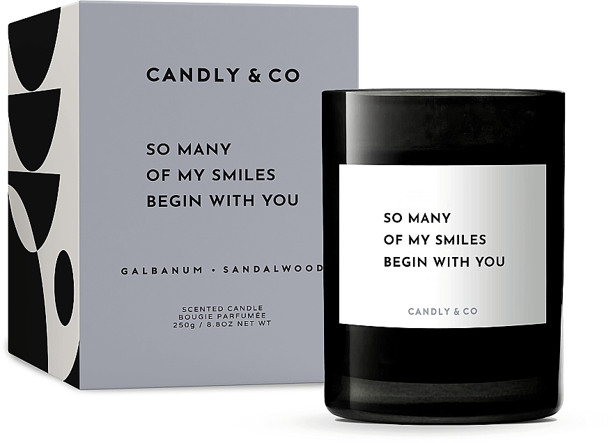 Świeca zapachowa - Candly & Co No.6 So Many Of My Smiles Begin With You Scented Candle — Zdjęcie N1