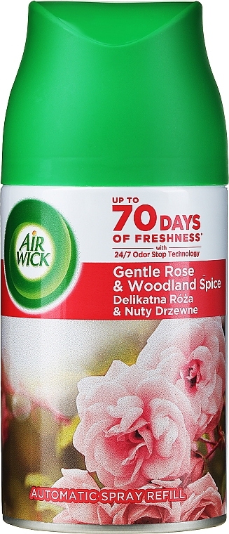 Wymienny wkład do odświeżacza powietrza - Air Wick Automatic Spray Refill Delicate Jasmin, Cedarwood & Woodland Spice — Zdjęcie N2