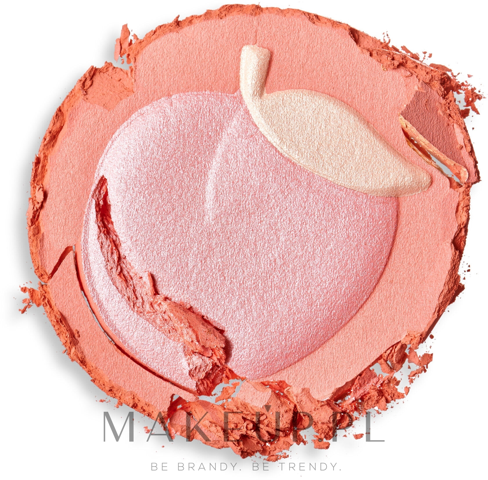 Róż do policzków - I Heart Revolution Fruity Blusher Soft Shimmer Blusher — Zdjęcie Peach