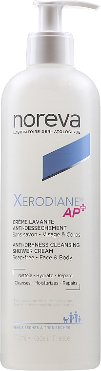 Oczyszczający krem pod prysznic przeciw wysuszeniu skóry - Noreva Laboratoires Xerodiane AP+ Cleansing Cream — Zdjęcie N1