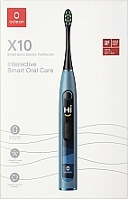 Kup Elektryczna szczoteczka do zębów X10, niebieska - Oclean Smart Electric Toothbrush Blue