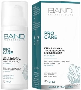 Kwas traneksamowy i azeloglicynowy krem do twarzy - Bandi Professional Pro Care Tranexamic Acid And Azeloglycine Face Cream  — Zdjęcie 50 ml