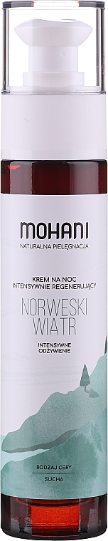 Krem na noc intensywnie regenerujący - Mohani Norwegian Wind Intense Revitalising Night Cream