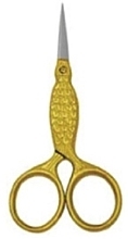 Kup Nożyczki do manicure - Accuram Instruments Half Gold Fancy Fish Scissor Str 9cm